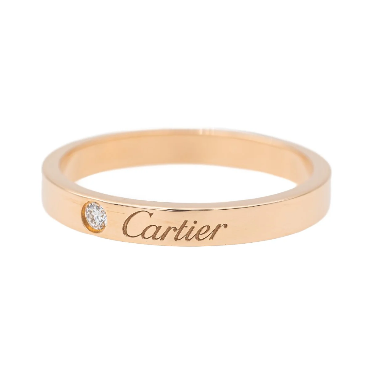 Cartier Bague Alliance C de Cartier Or rose Diamant - Image 3