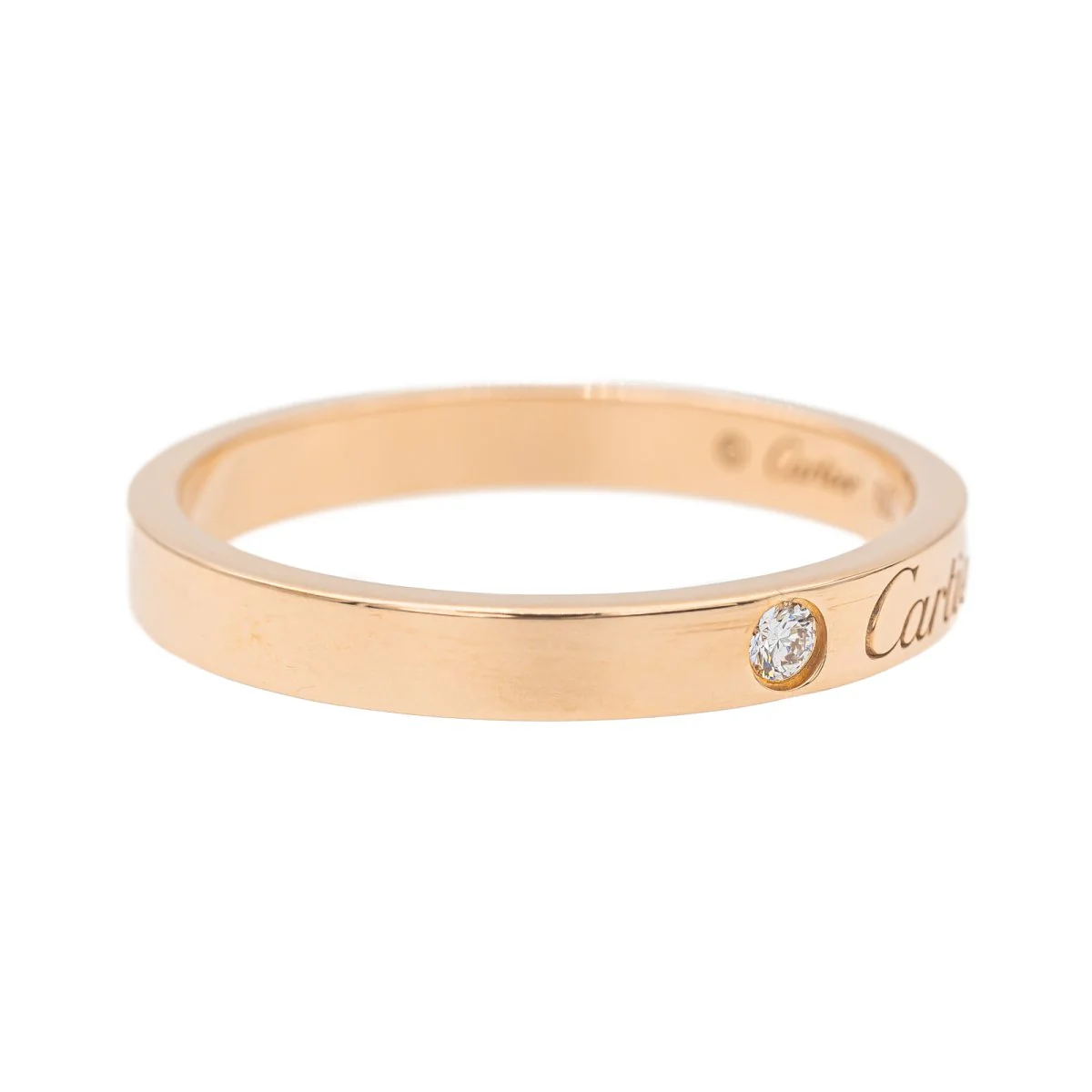 Cartier Bague Alliance C de Cartier Or rose Diamant - Image 7