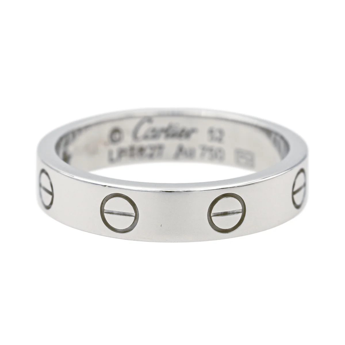 Bague CARTIER, "Love" en or blanc et diamant - Image 4