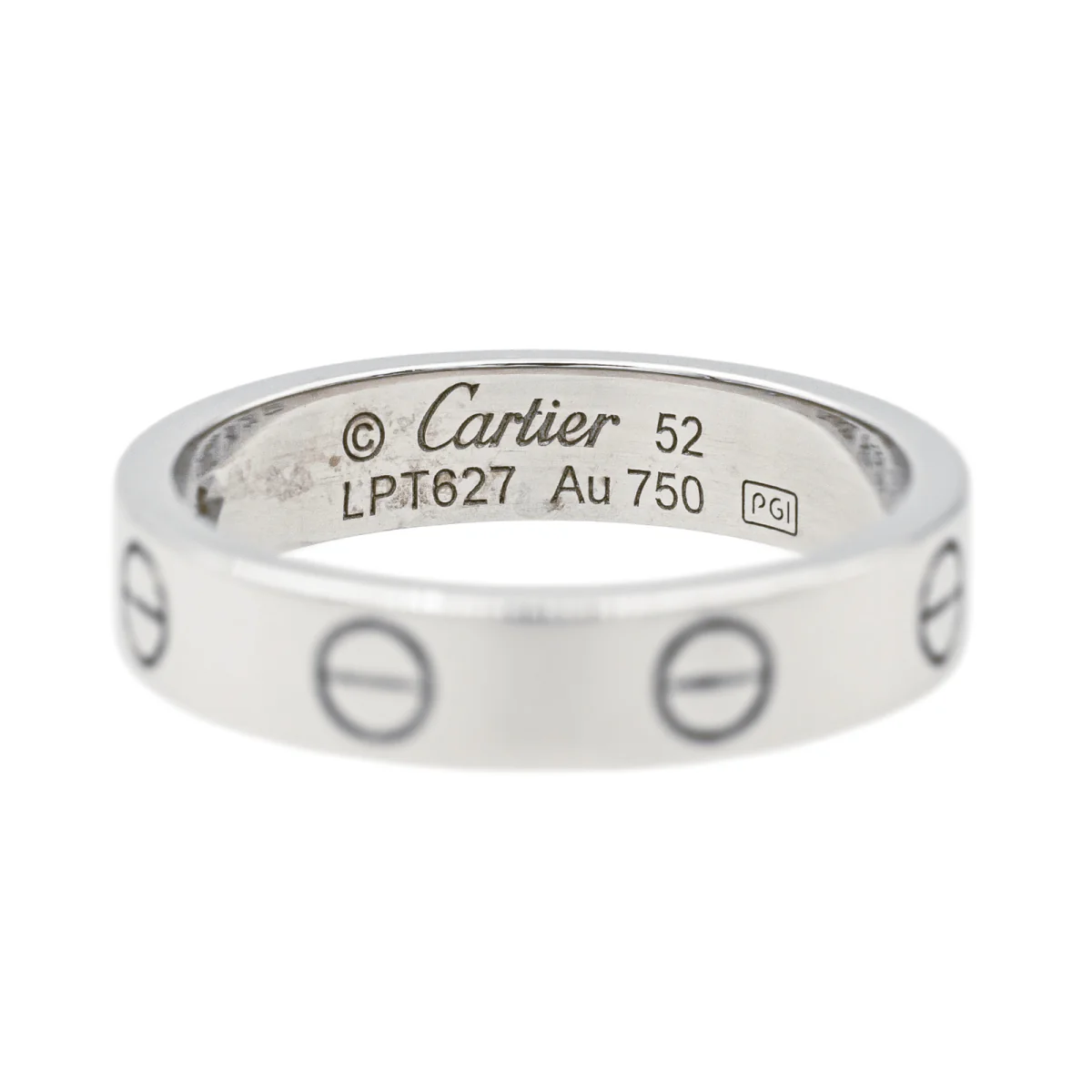 Bague CARTIER, "Love" en or blanc et diamant - Image 5