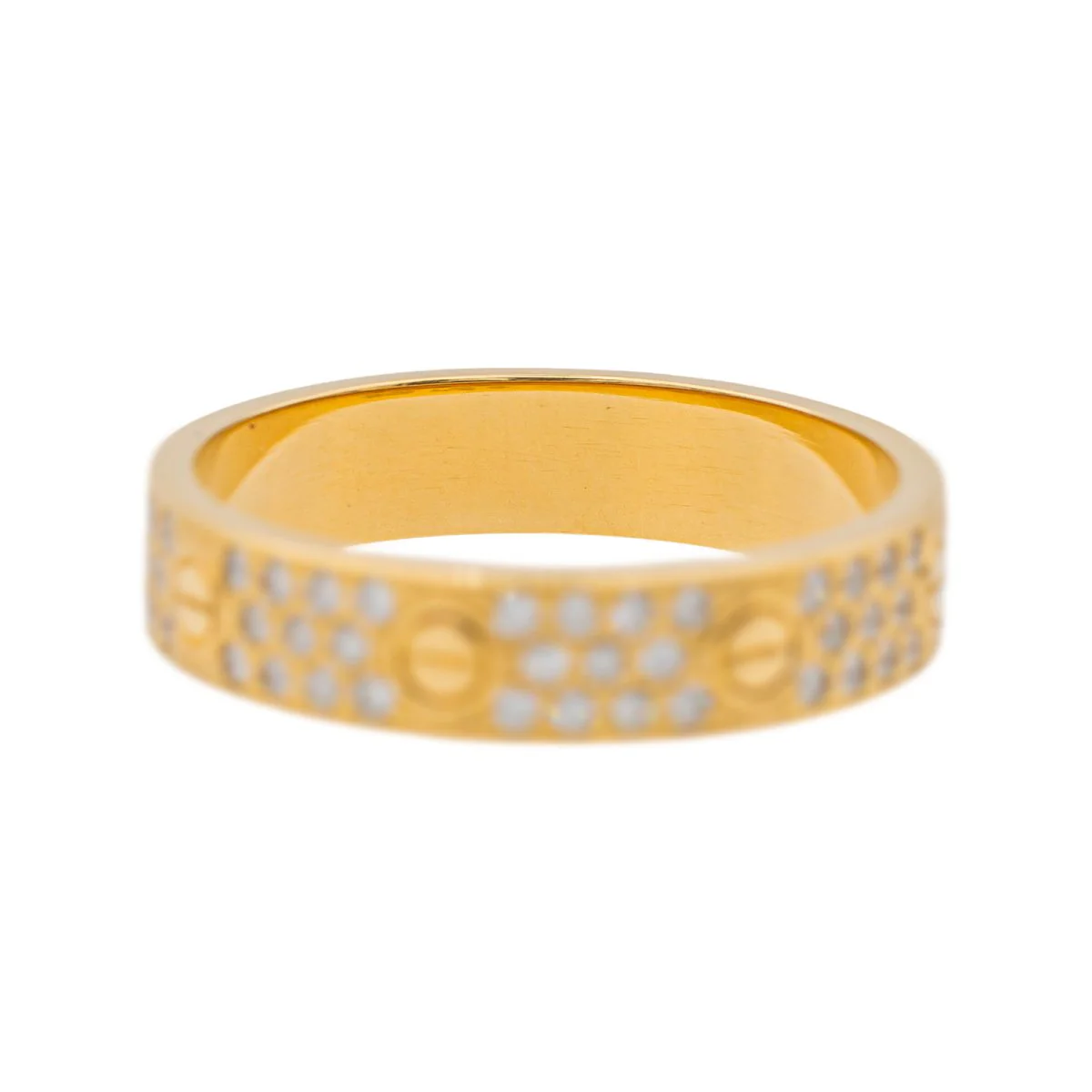Bague Alliance CARTIER "Love" en or jaune et diamants - Image 7