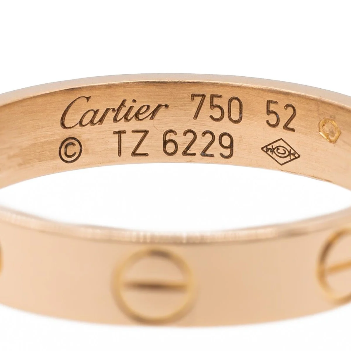 Cartier Bague Alliance Love Or rose - Image 7