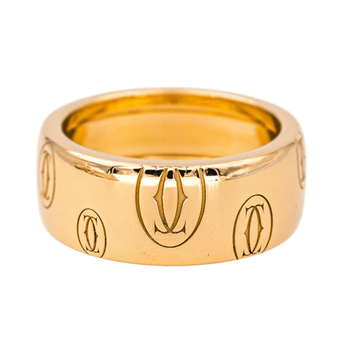 Bague Bandeau CARTIER "Happy Birthday" en or rose
