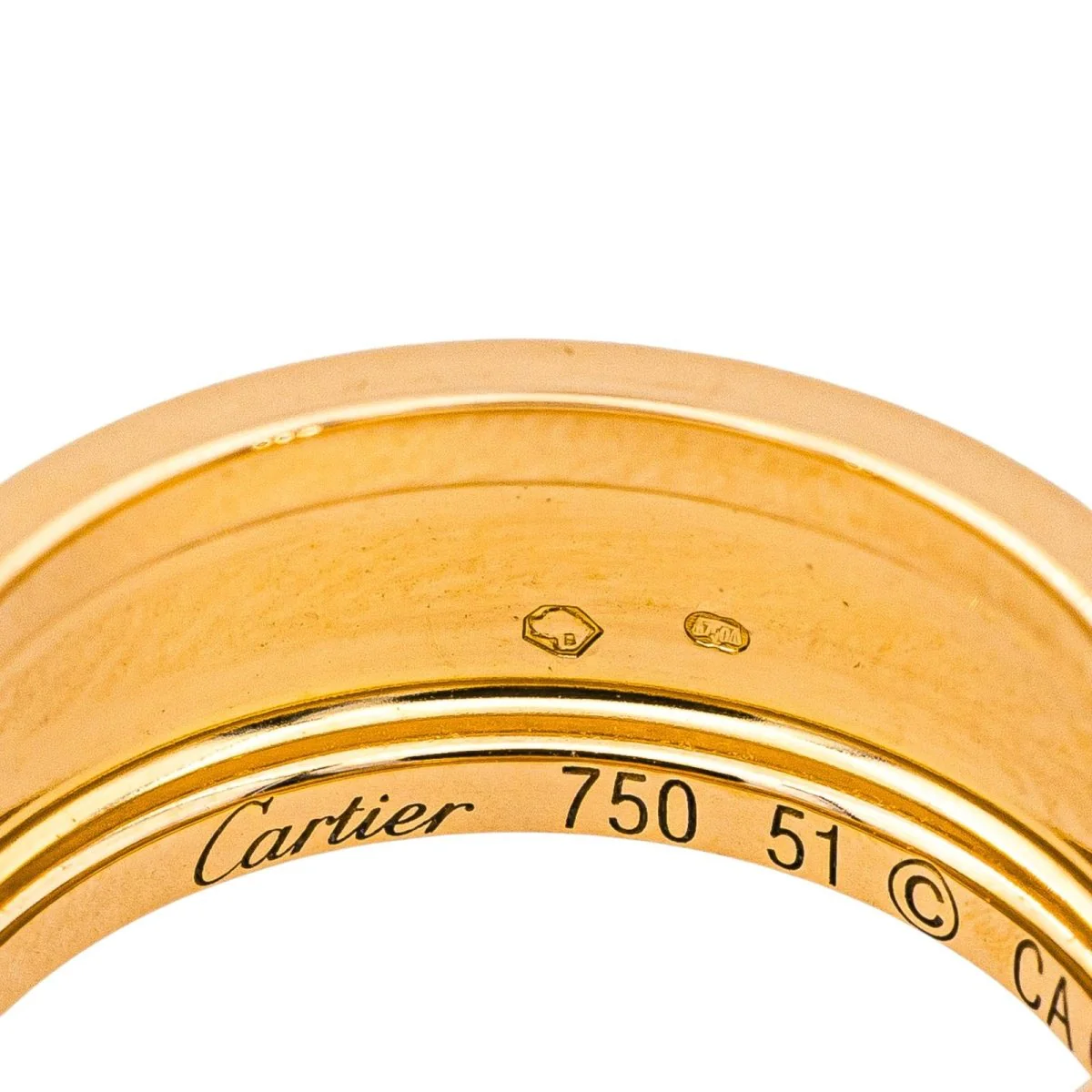 Bague Bandeau CARTIER "Happy Birthday" en or rose - Image 5