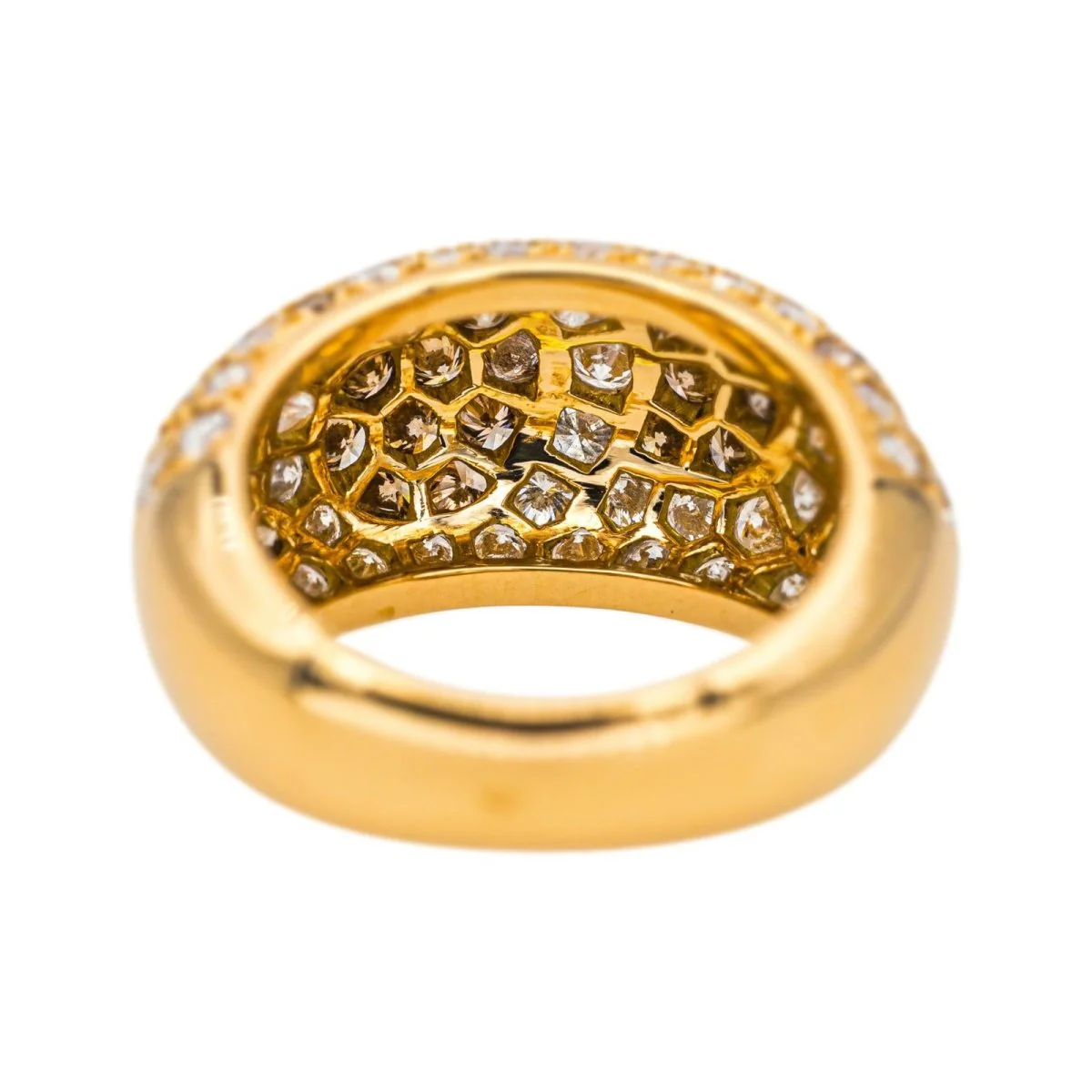 Bague Cocktail CARTIER "Sauvage" en or jaune et diamants - Image 5