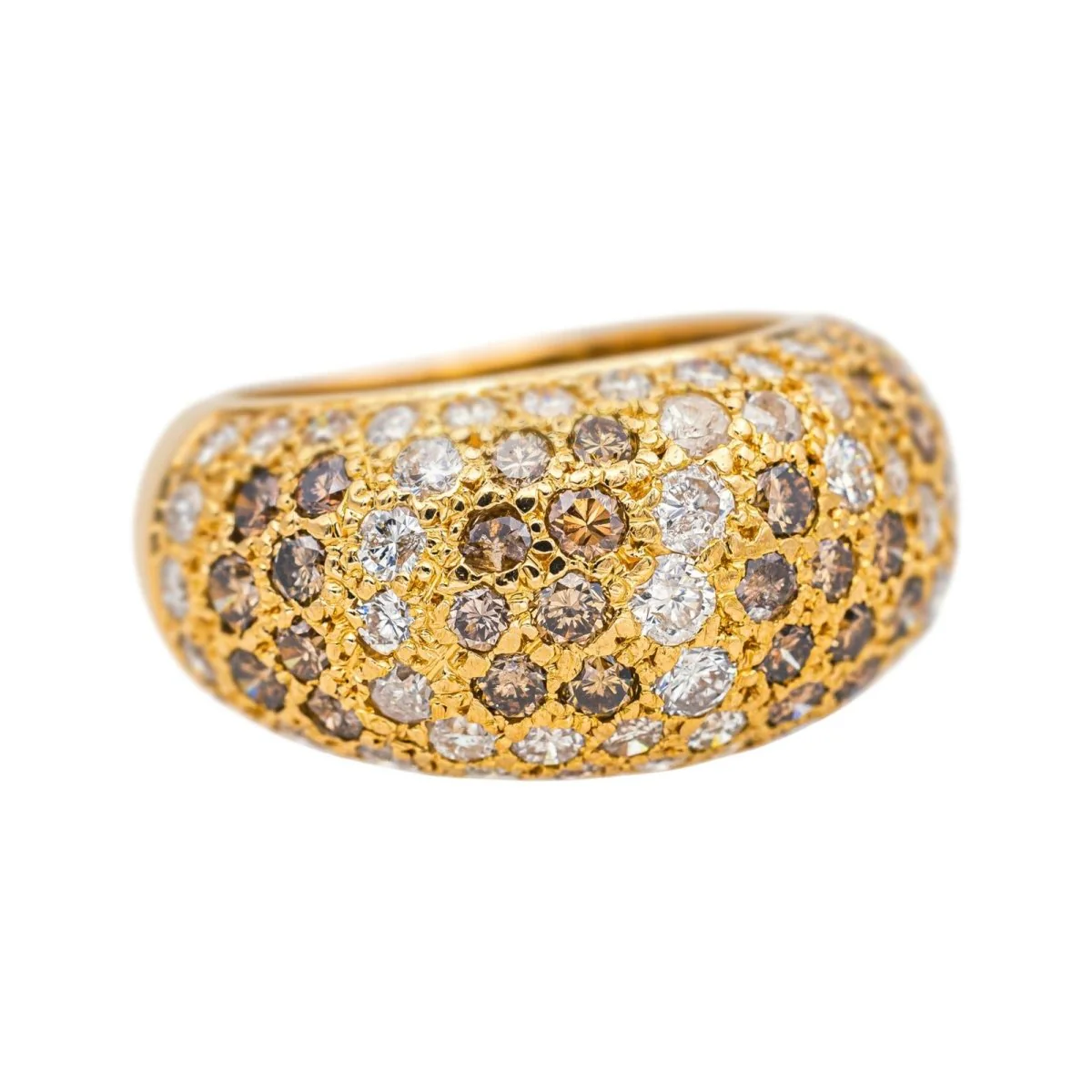 Bague Cocktail CARTIER "Sauvage" en or jaune et diamants - Image 6