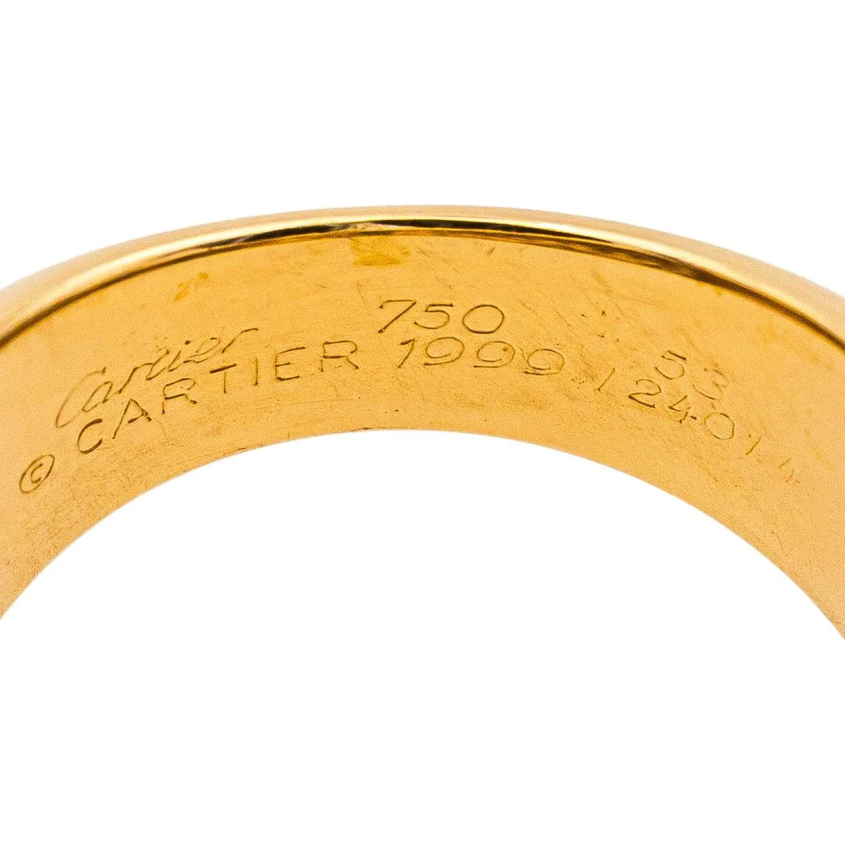 Bague Cocktail CARTIER "Sauvage" en or jaune et diamants - Image 7