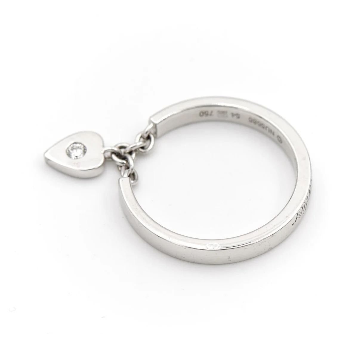 Cartier Bague Coeur Or blanc Diamant - Image 6
