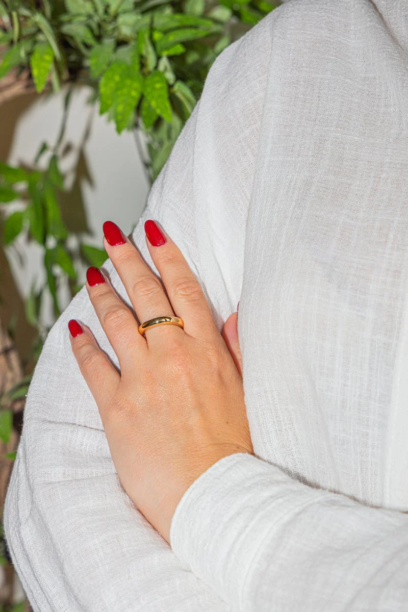 Bague Jonc CARTIER en or jaune - Image 2