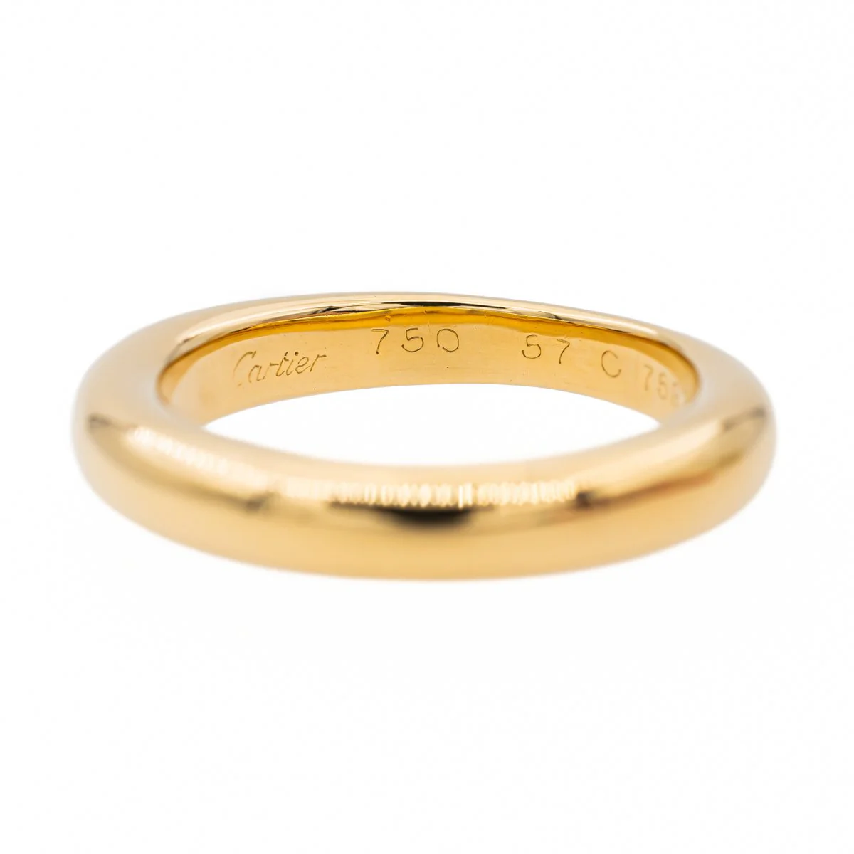 Bague Jonc CARTIER en or jaune - Image 4