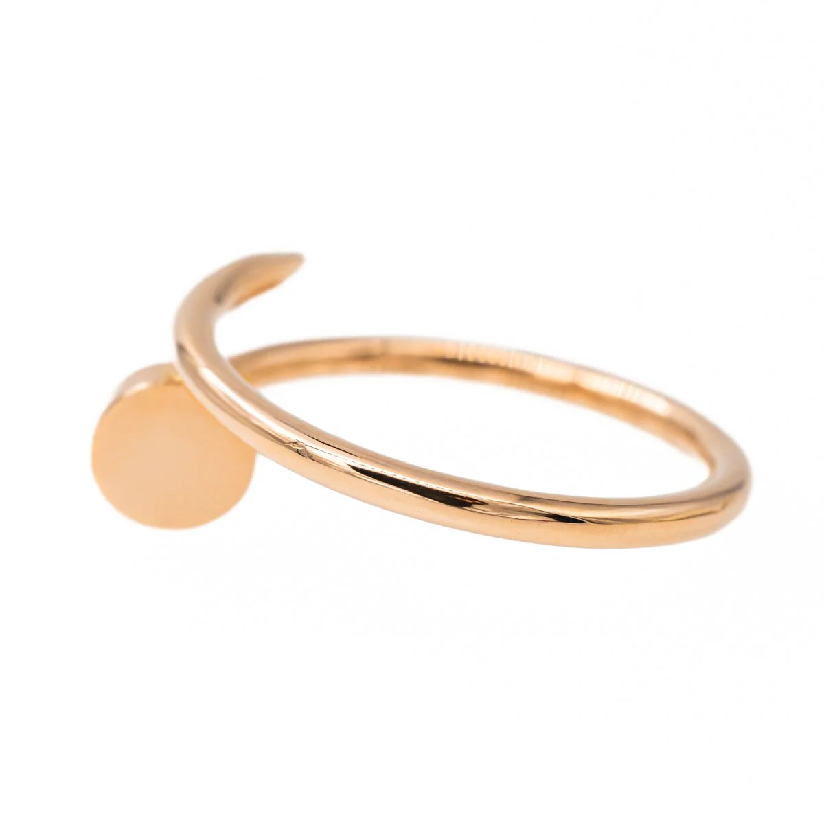Bague CARTIER "Juste un clou" en or rose - Image 4