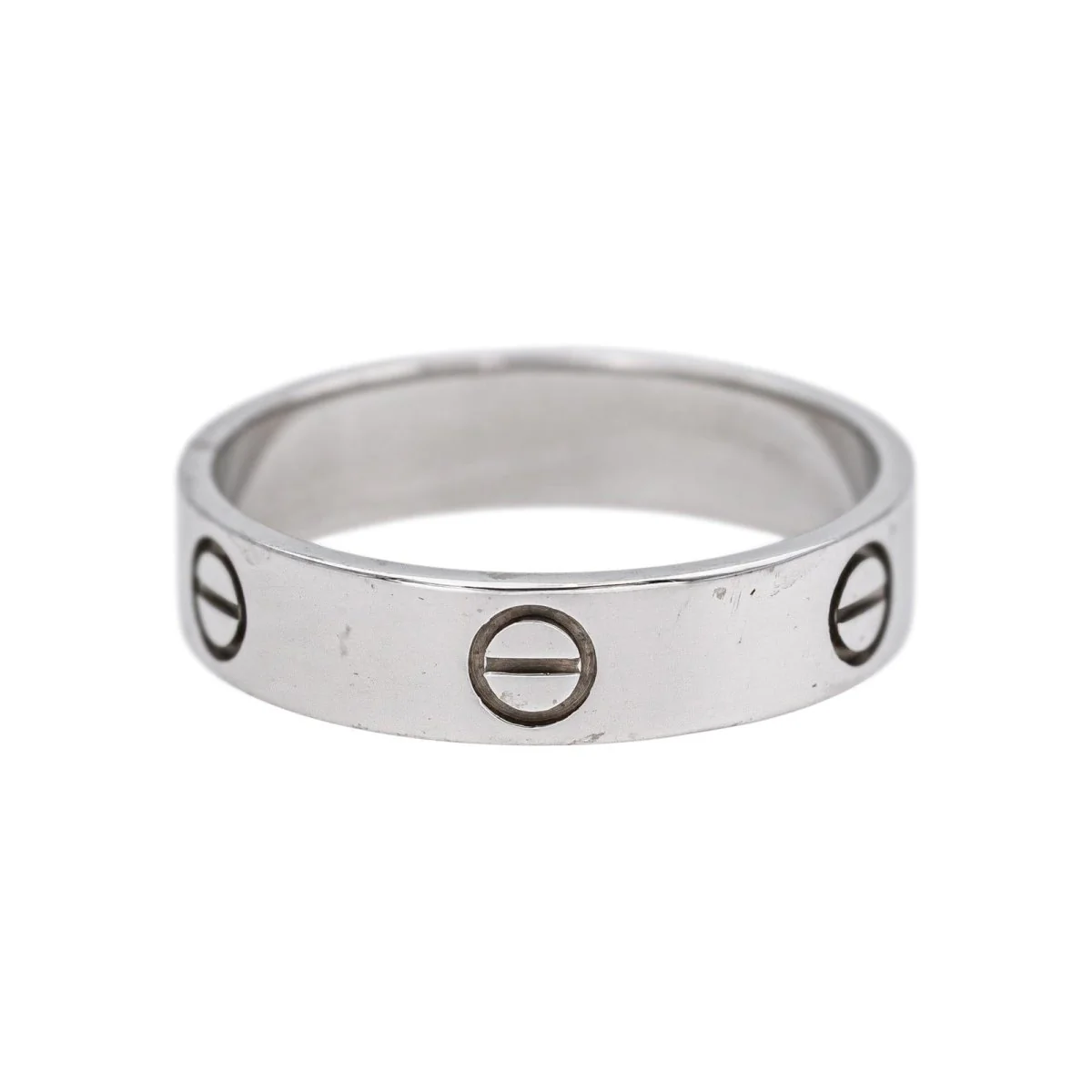 Bague Alliance CARTIER "Love" en or blanc - Image 4
