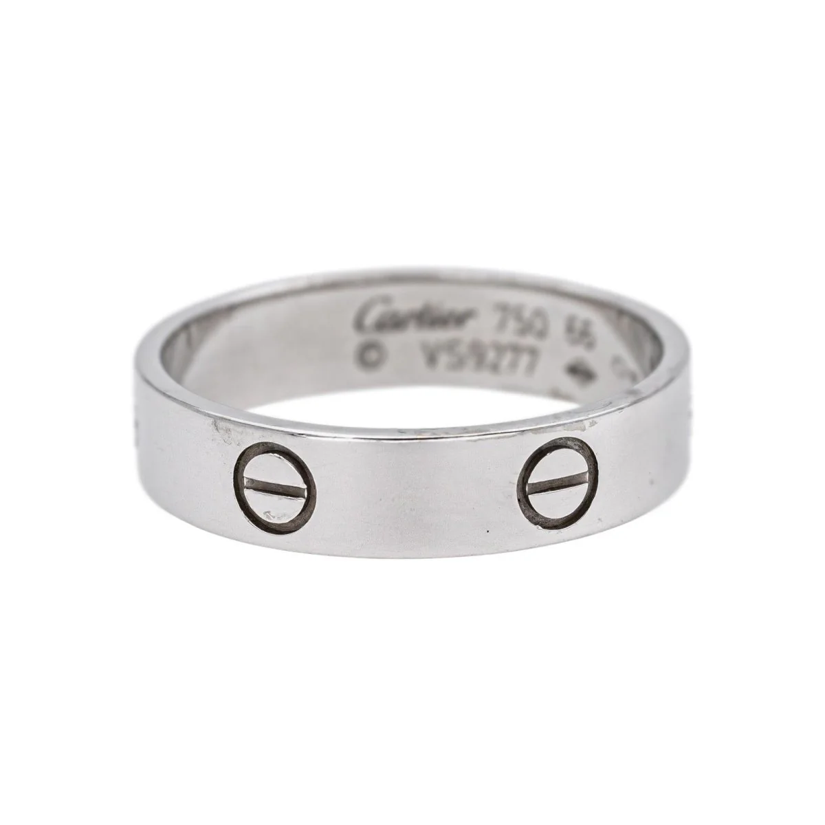 Bague Alliance CARTIER "Love" en or blanc - Image 5