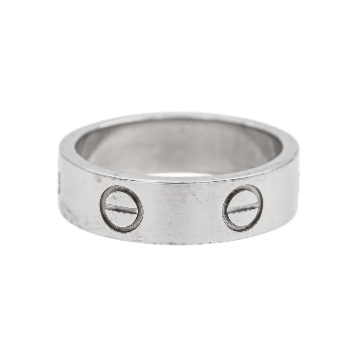 Bague Alliance CARTIER "Love" en or blanc
