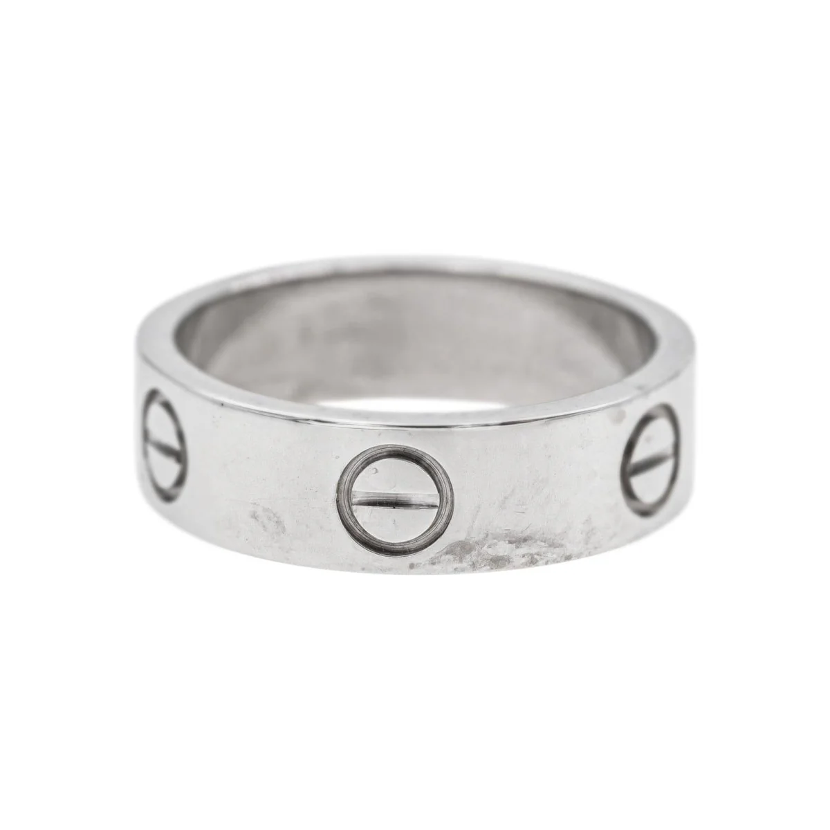 Bague Alliance CARTIER "Love" en or blanc - Image 3