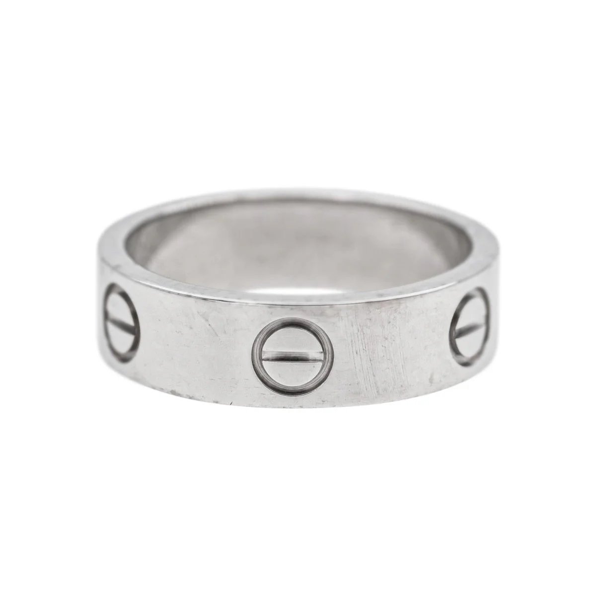 Bague Alliance CARTIER "Love" en or blanc - Image 4