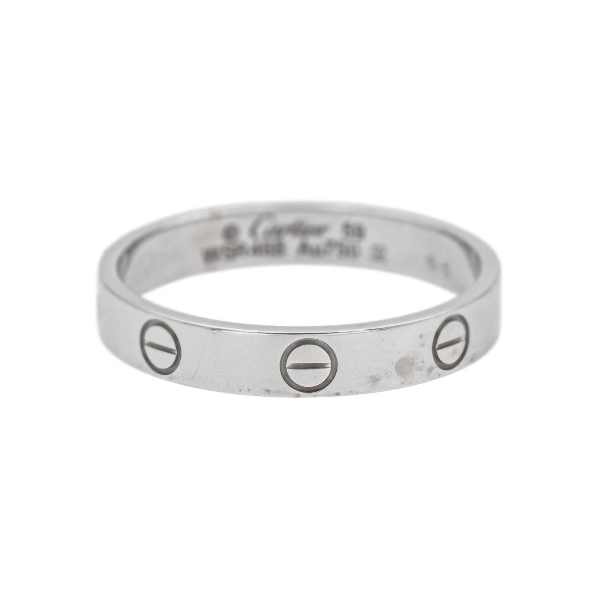 Bague Alliance CARTIER "Love" en or blanc - Image 3
