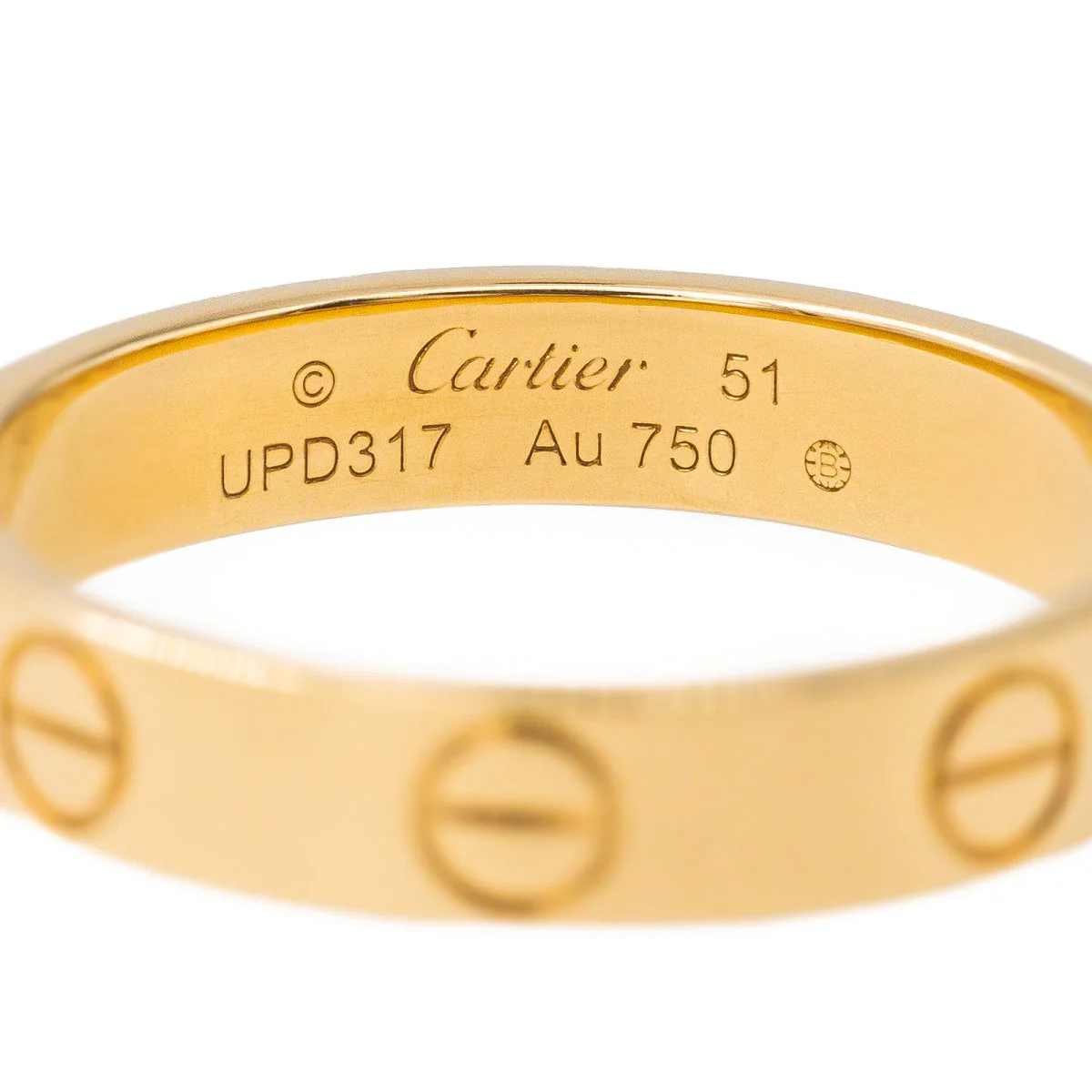 Bague CARTIER "Love" en or jaune - Image 3
