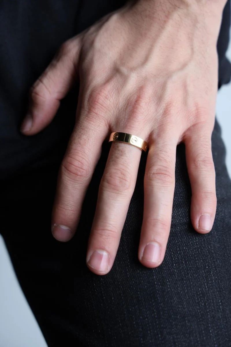 Bague Alliance CARTIER "Love" en or jaune - Image 6