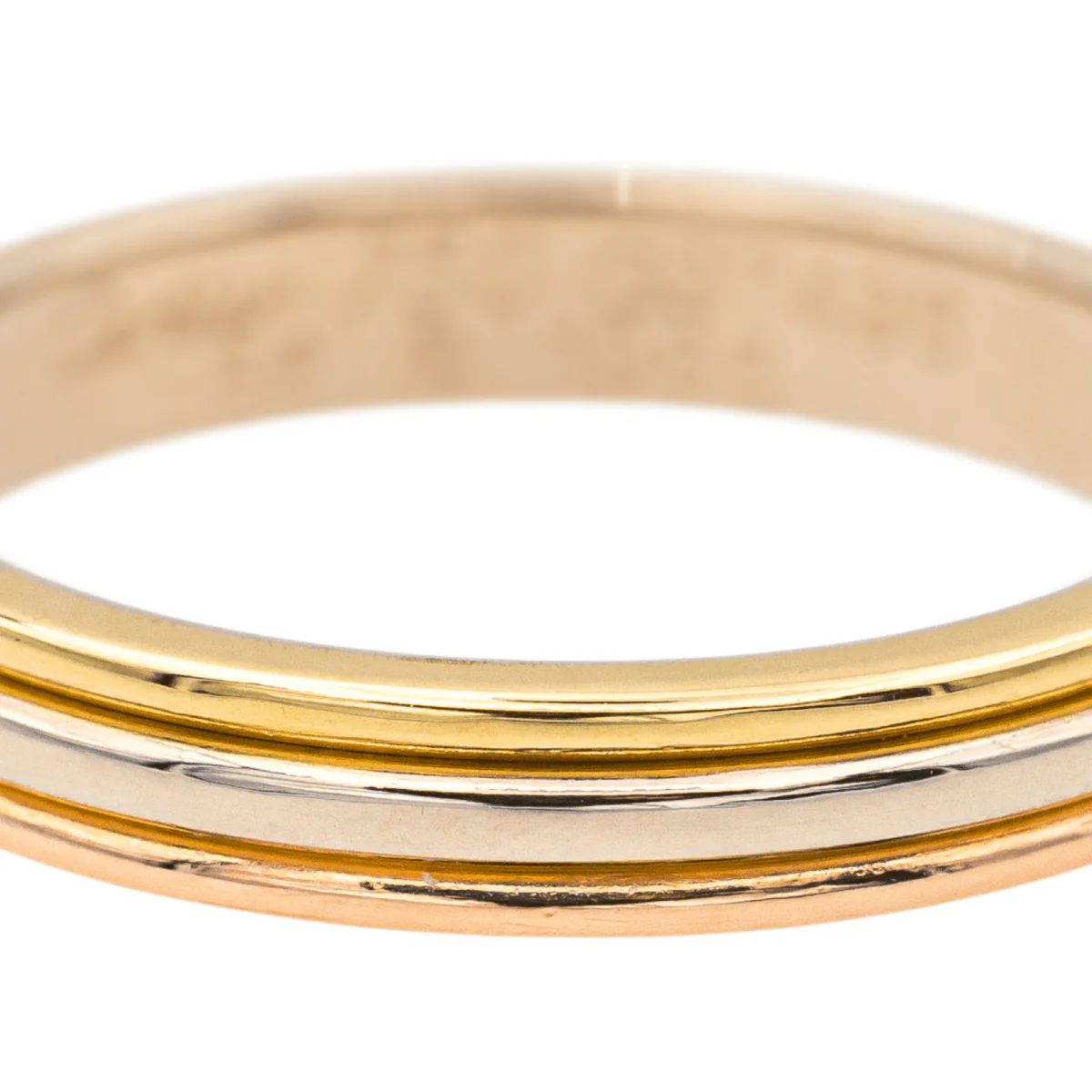 Bague CARTIER Alliance en or jaune, rose et blanc - Image 5