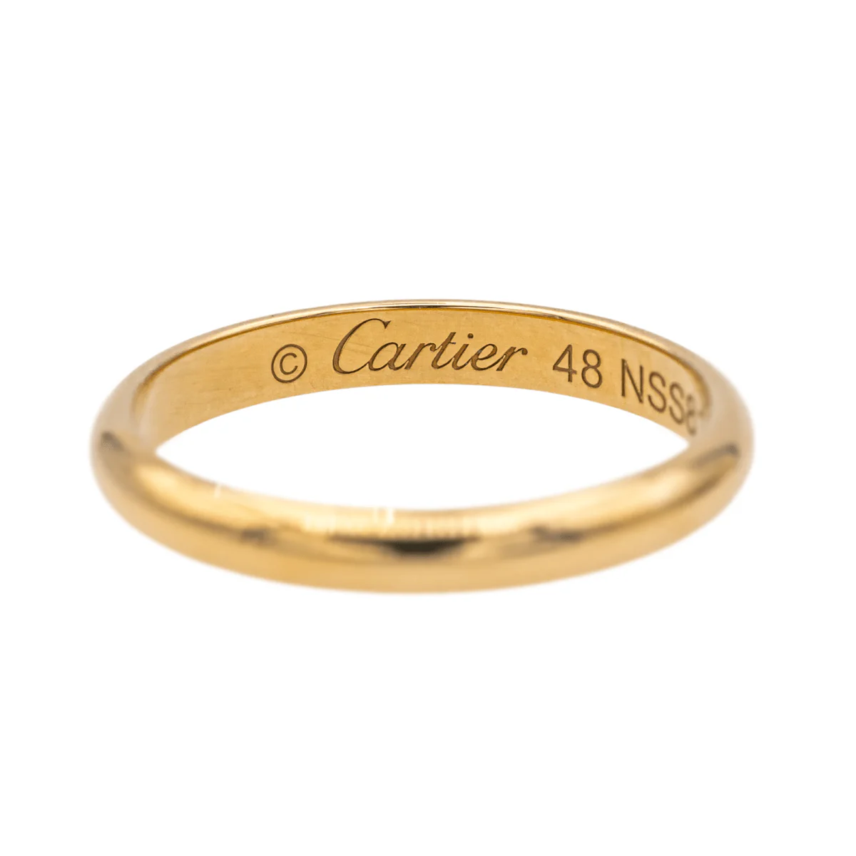 Bague Alliance CARTIER en or jaune - Image 3