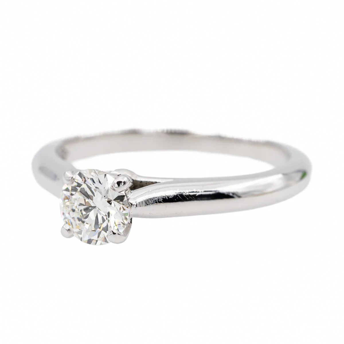 Bague Solitaire CARTIER "1895" en Platine et Diamant - Image 3