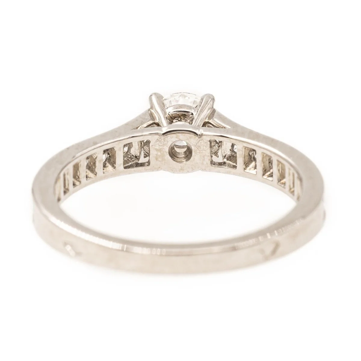 Bague Solitaire CARTIER 1895 en platine et diamant - Image 4