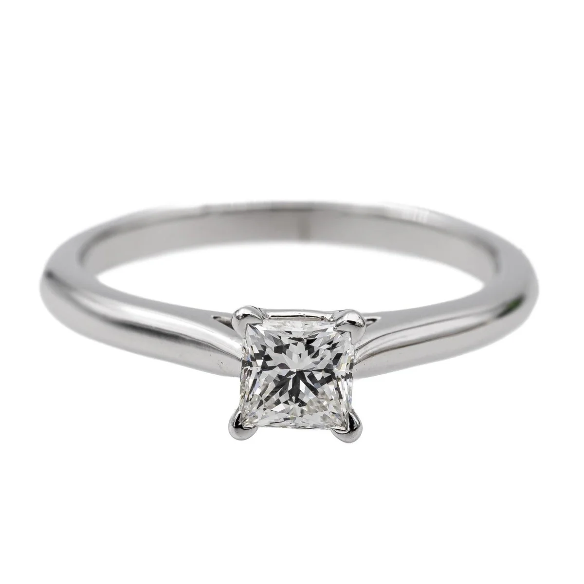 Bague Solitaire CARTIER platine et diamant