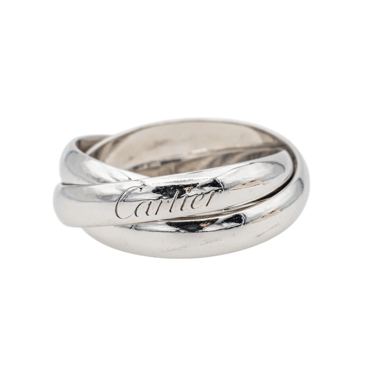 Bague Alliance CARTIER "Trinity" en or blanc