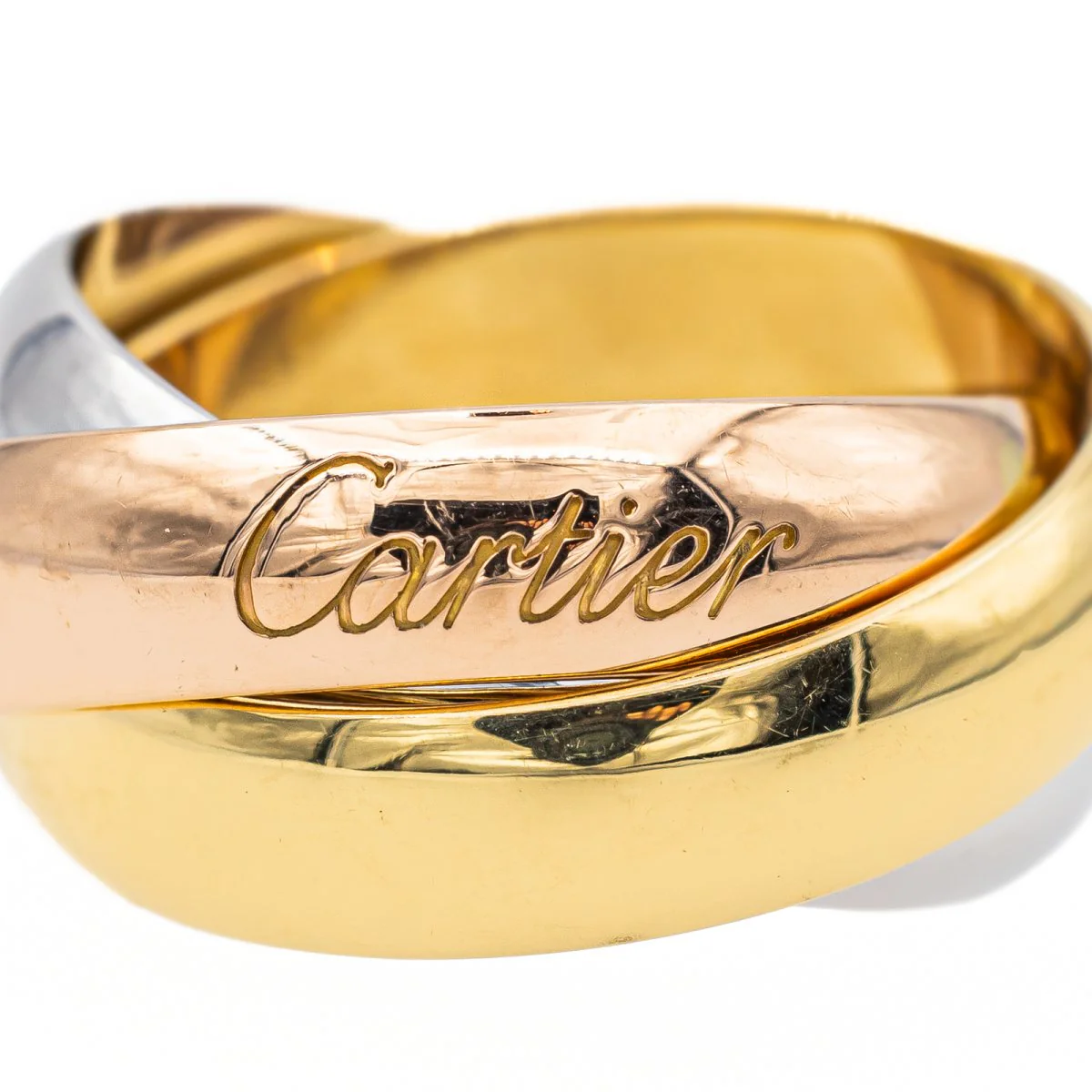 Bague CARTIER "Trinity" en ors jaune, blanc et rose - Image 6