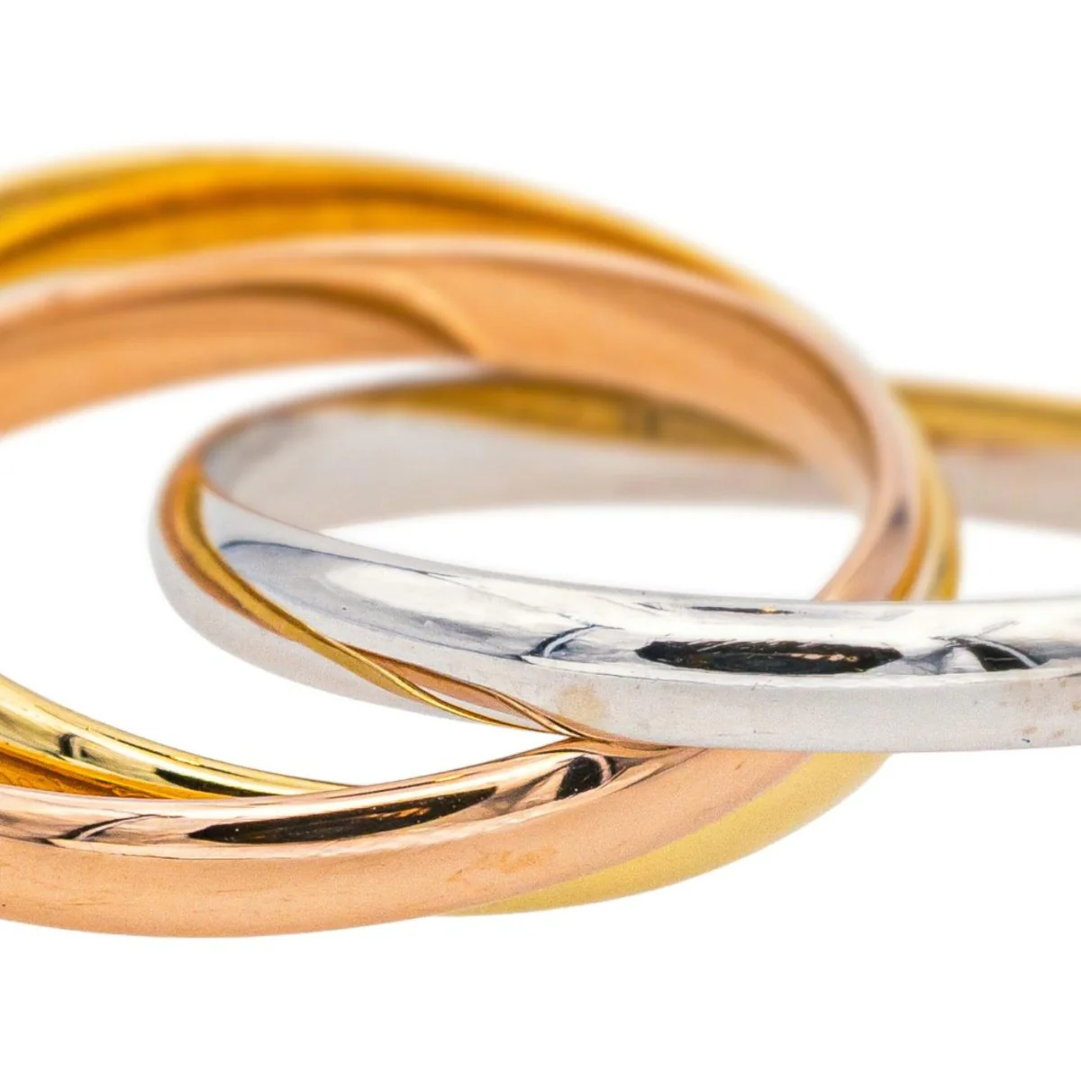 Bague Alliance CARTIER "Trinity" en or rose - Image 7