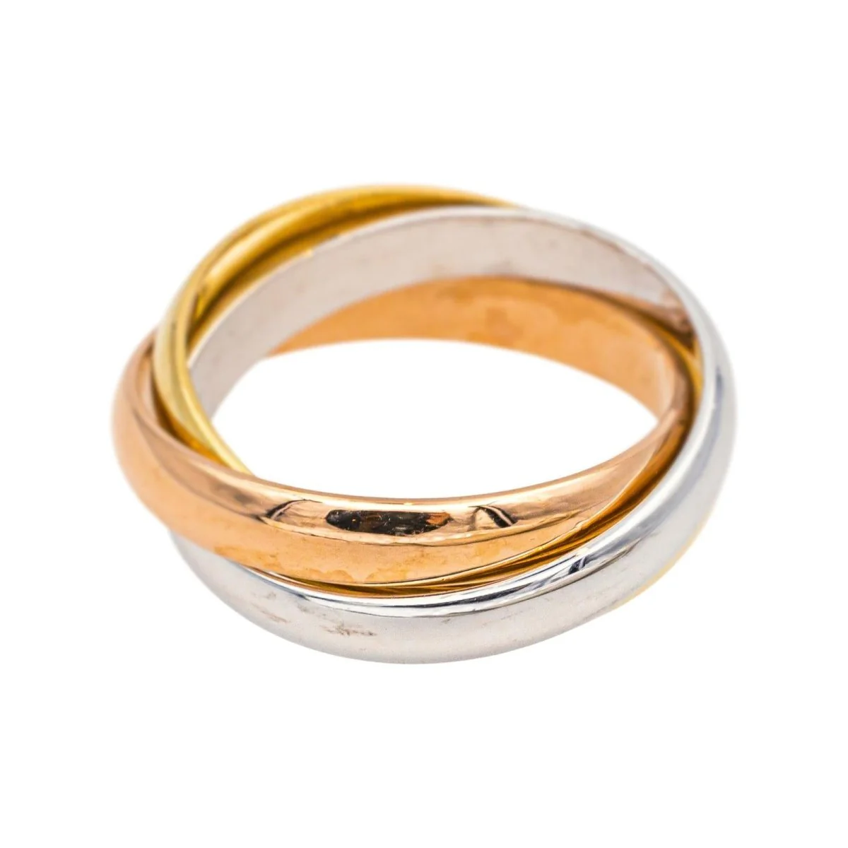 Cartier Alliance CARTIER "Trinity" en or jaune, or blanc et or rose - Image 4