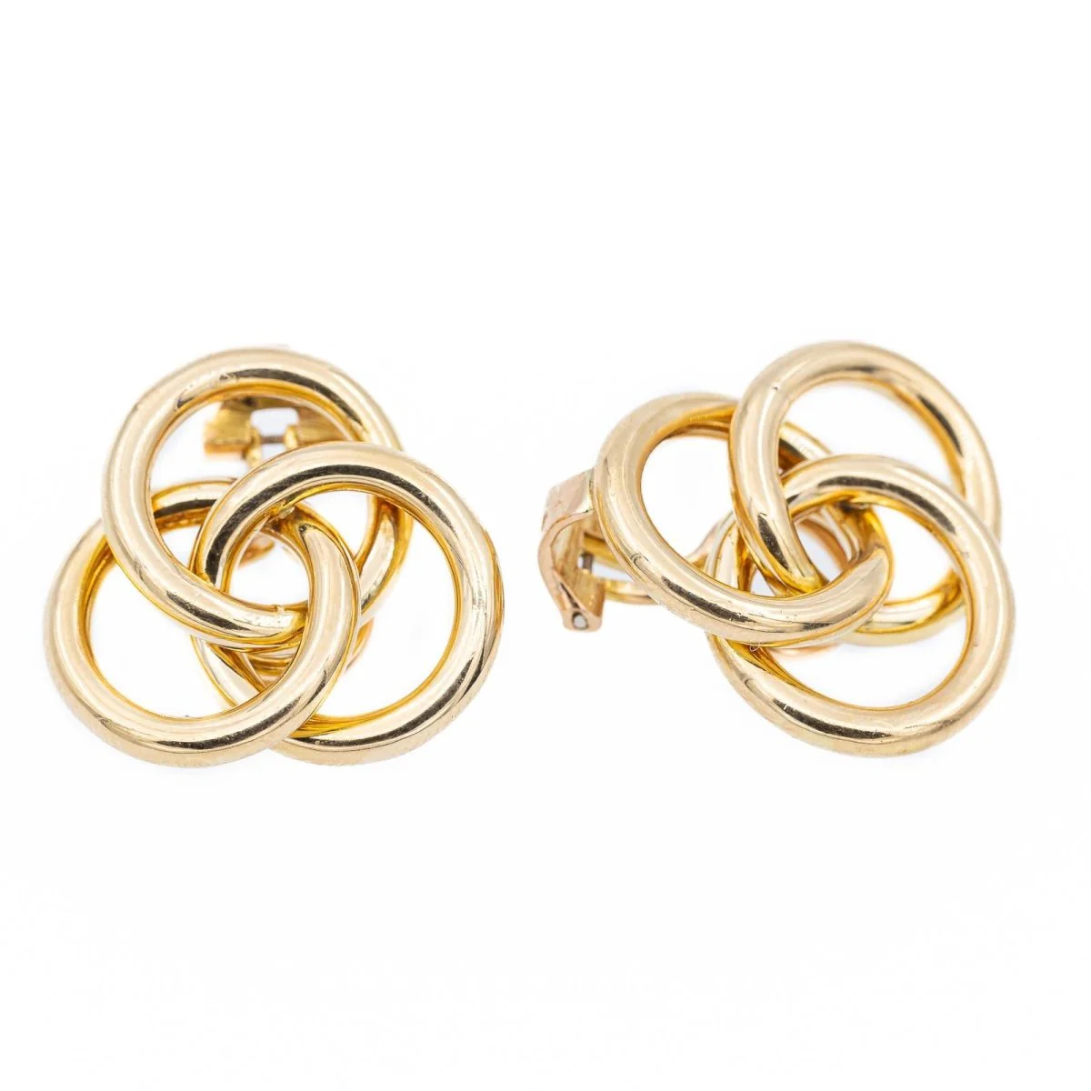 Boucles d'oreilles Clips CARTIER en or jaune - Image 2