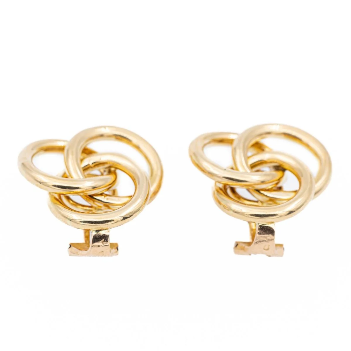 Boucles d'oreilles Clips CARTIER en or jaune - Image 4