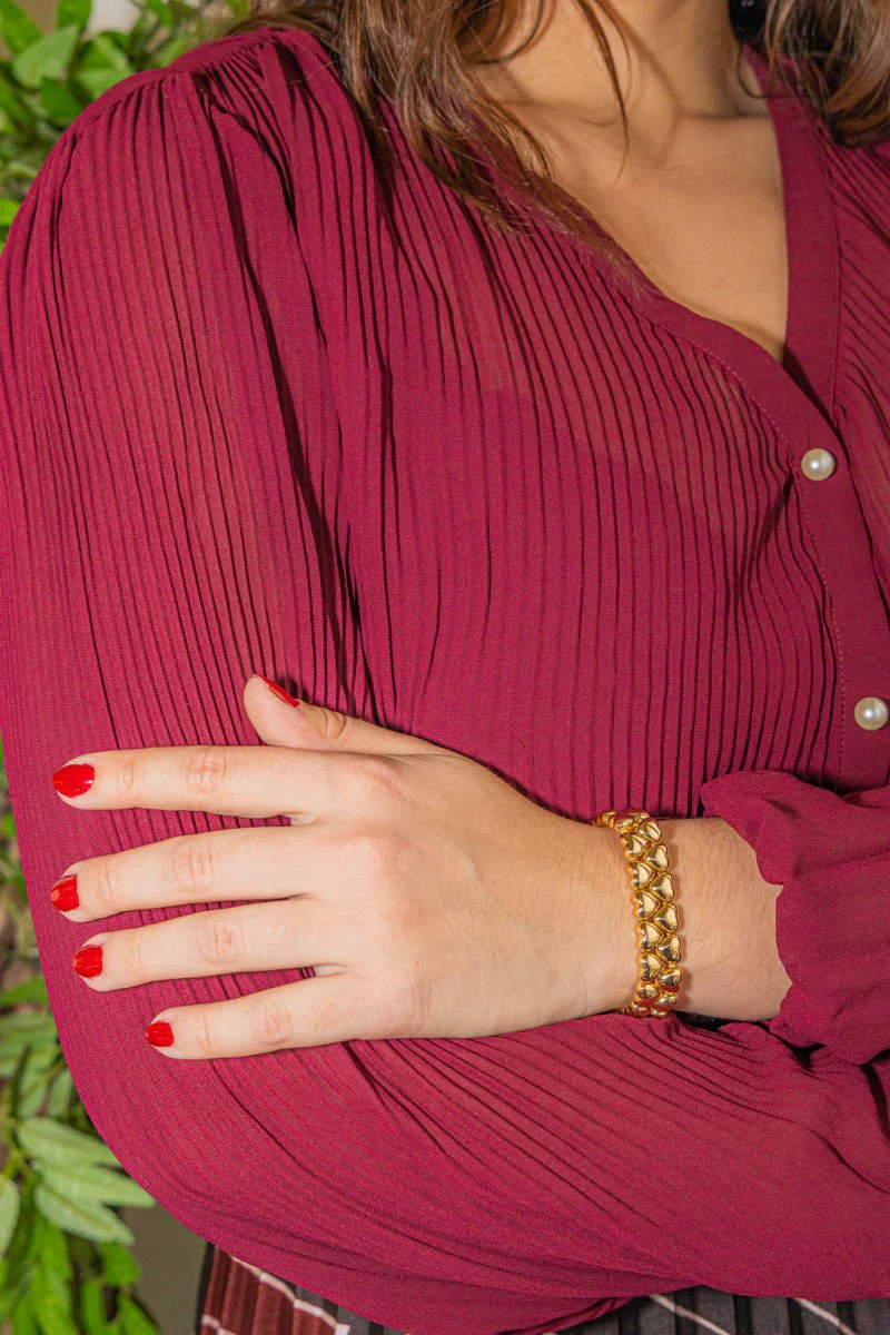 Bracelet Cartier Double cœur Or jaune - Image 2