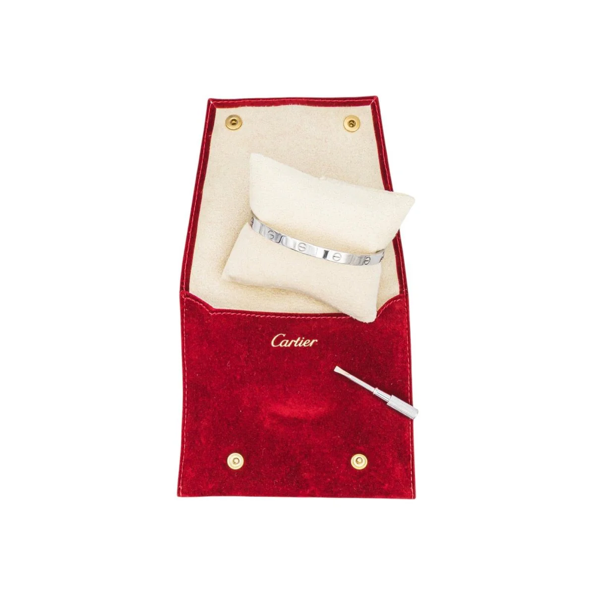 Bracelet Jonc CARTIER "Love" en or blanc - Image 8