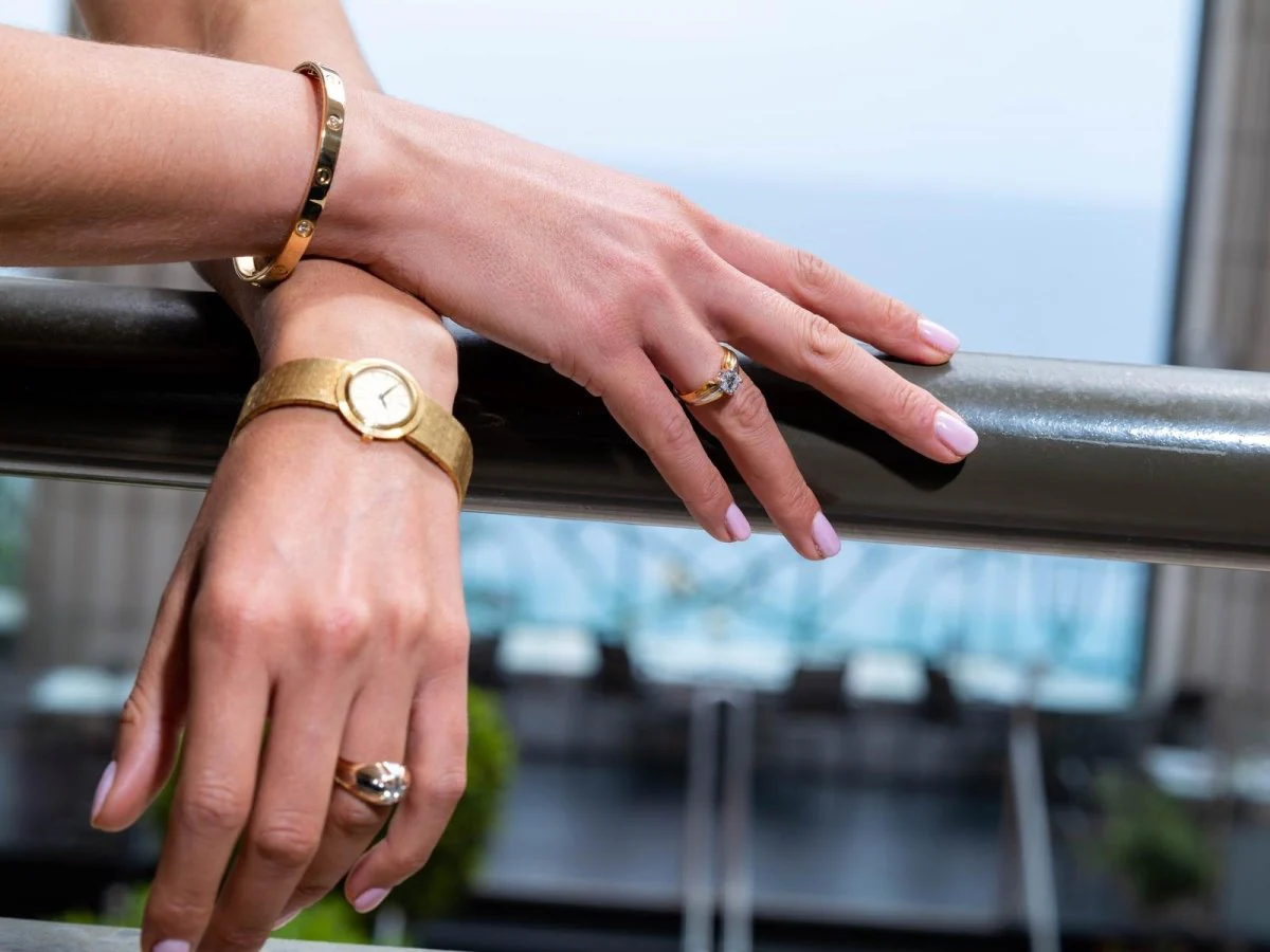 Bracelet Jonc CARTIER "Love" en or jaune et diamants - Image 6