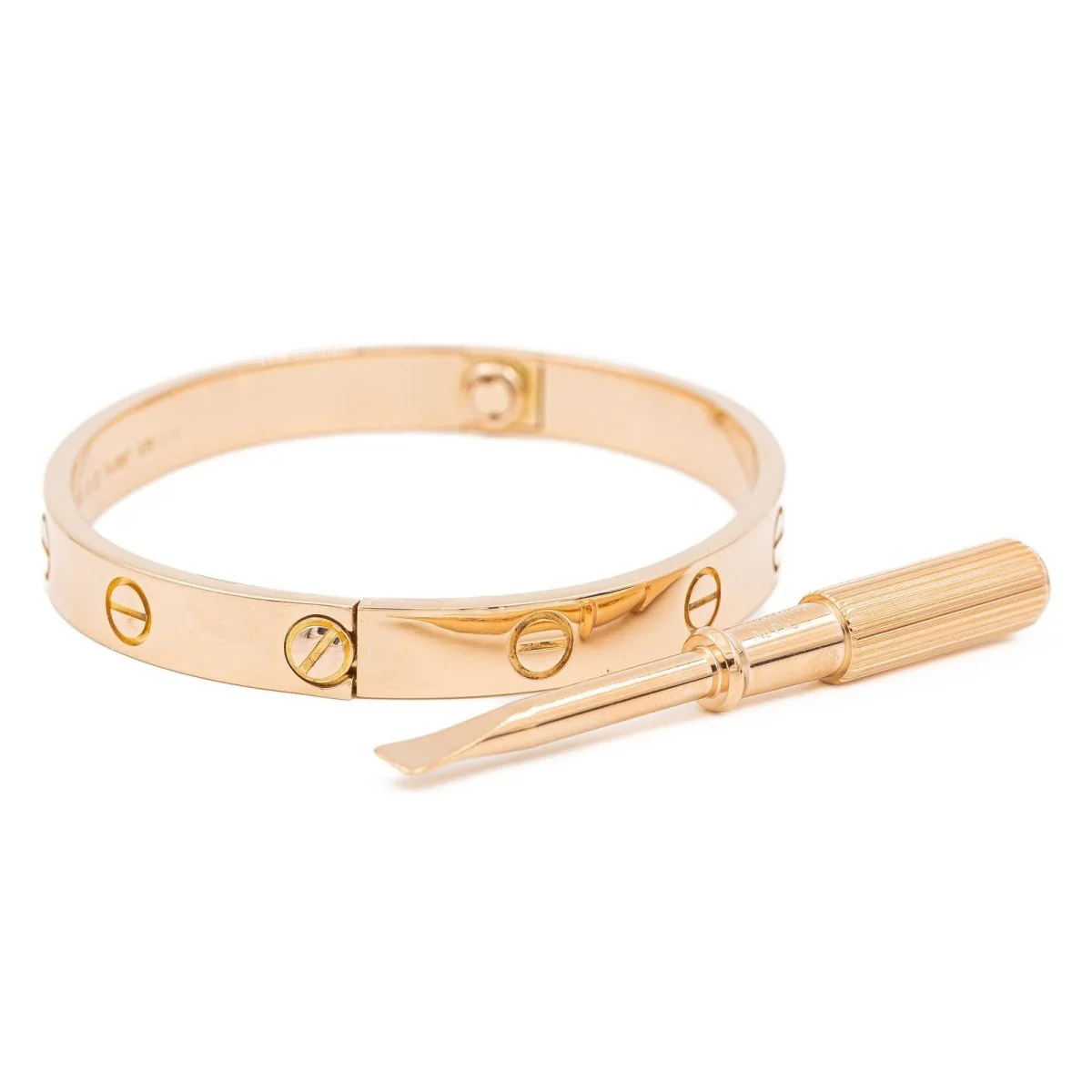 Bracelet Jonc CARTIER "Love" en or rose - Image 5