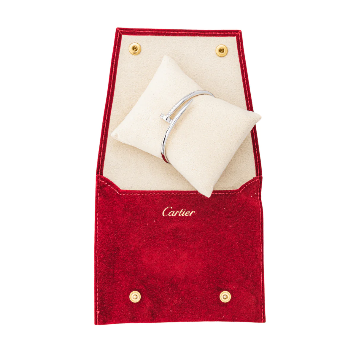 Bracelet Jonc CARTIER "Juste Un Clou" en or blanc - Image 9