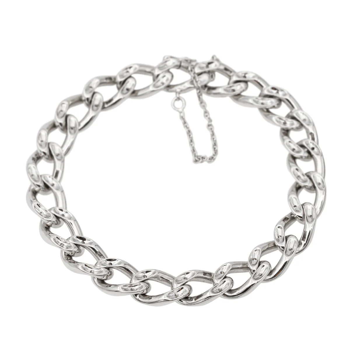 Cartier Bracelet Maille gourmette  Or blanc Diamant - Image 5