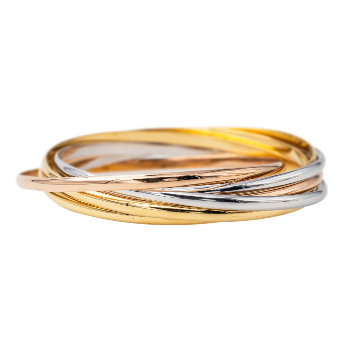 Bracelet CARTIER "Trinity" en or jaune, rose et blanc