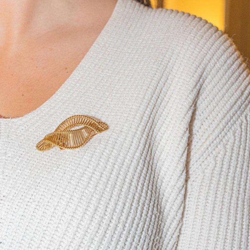 Broche CARTIER en or jaune - Image 2