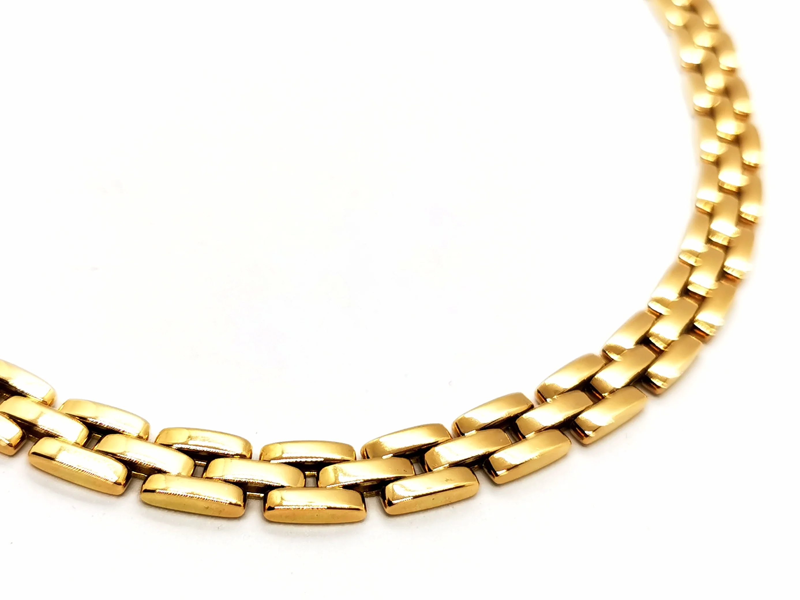 Collier CARTIER maillon Panthère en or jaune - Image 3