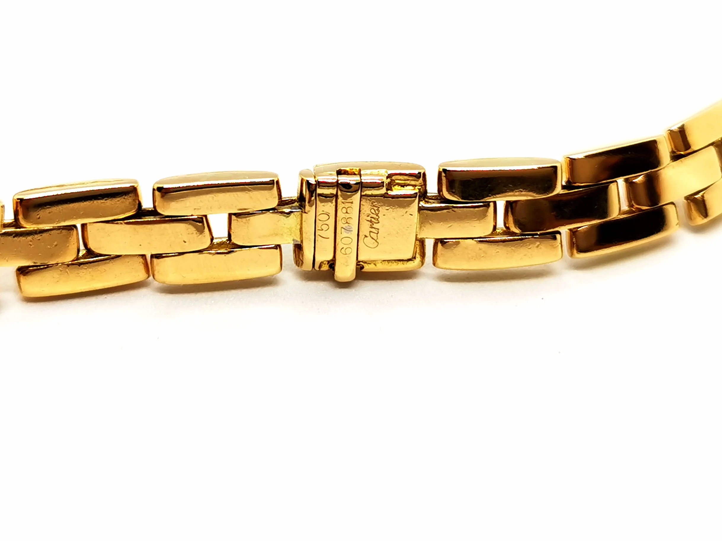 Collier CARTIER maillon Panthère en or jaune - Image 4