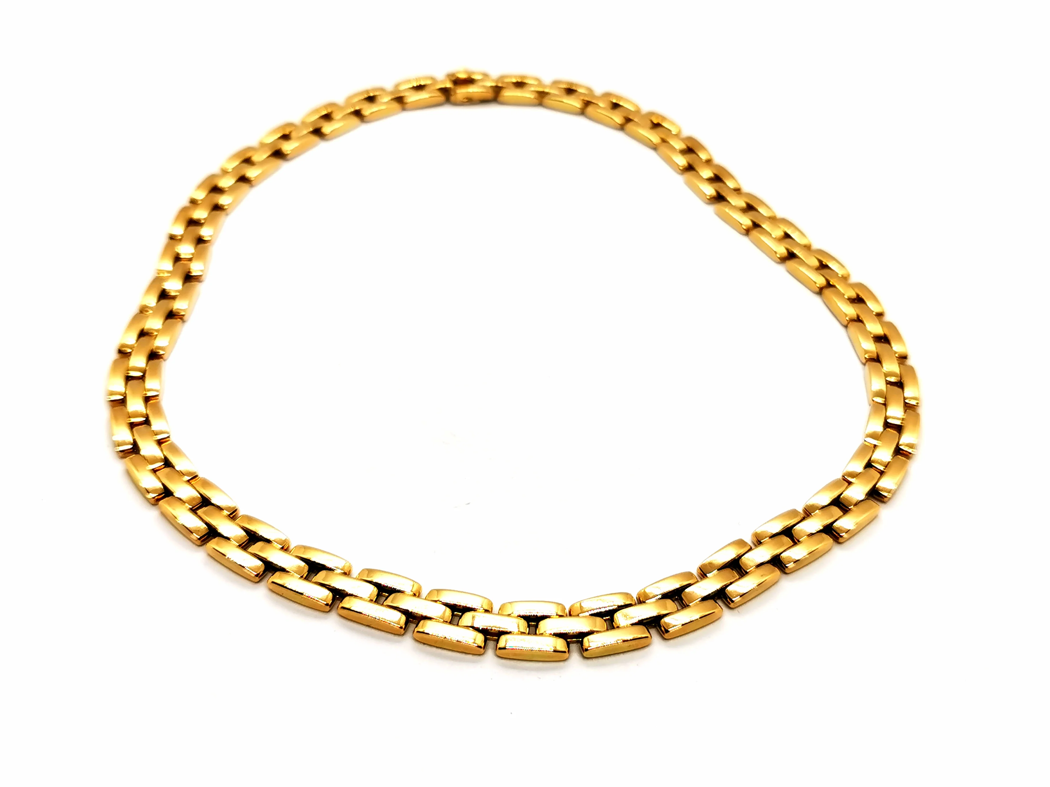 Collier CARTIER maillon Panthère en or jaune - Image 5