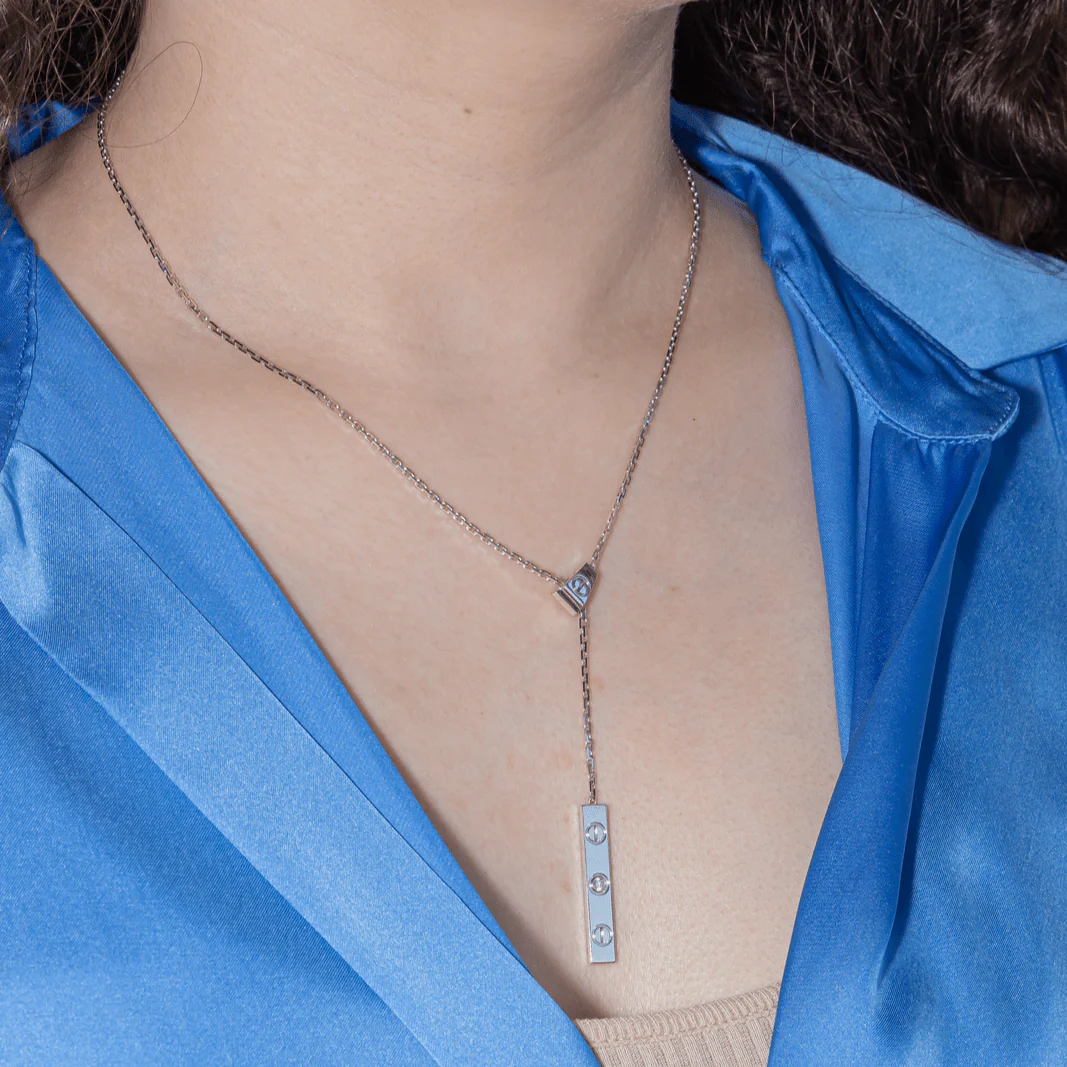 Collier Négligé CARTIER "Love Négligé" en or blanc et diamant - Image 2