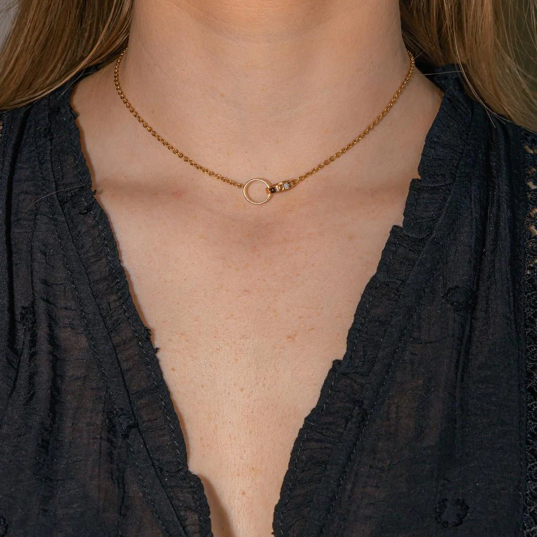 Collier Pendentif CARTIER "Love" en or rose - Image 2