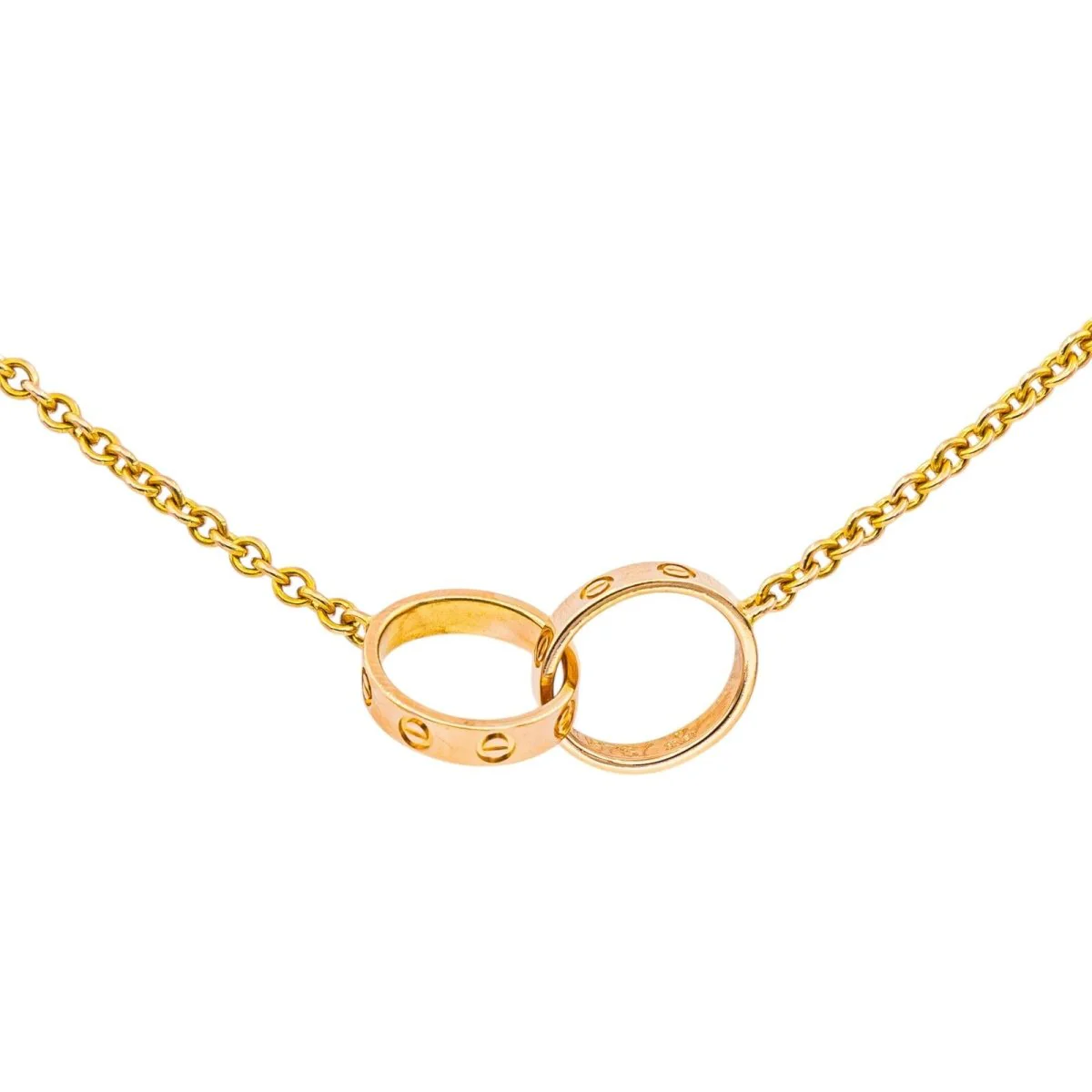 Collier Pendentif CARTIER "Love" en or rose - Image 3