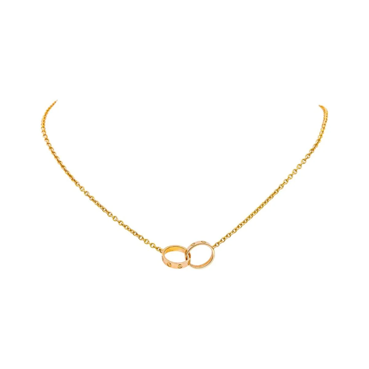 Collier Pendentif CARTIER "Love" en or rose - Image 4