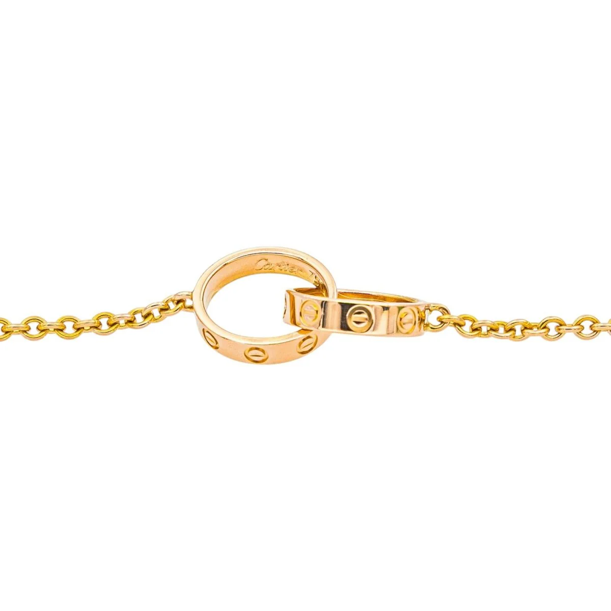 Collier Pendentif CARTIER "Love" en or rose - Image 7